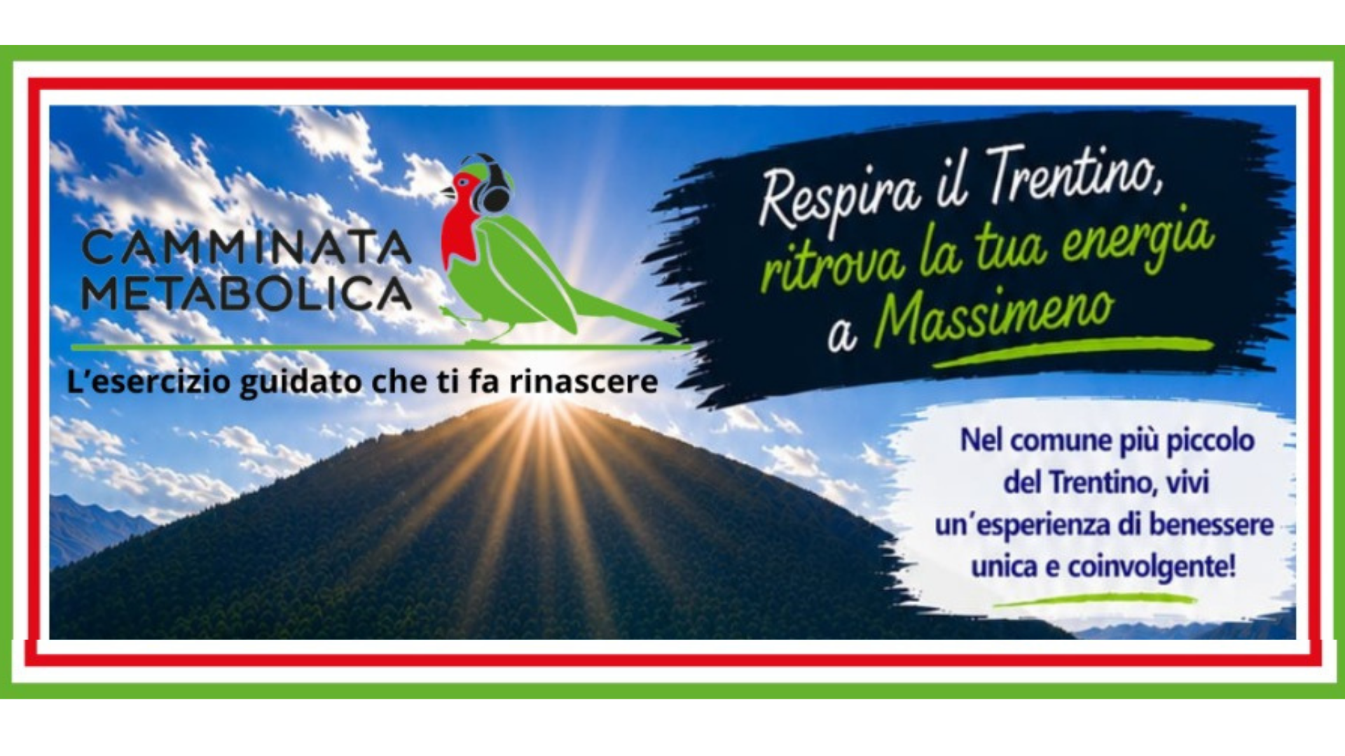 MASSIMENO (TN) - CAMMINATA METABOLICA AL TRAMONTO