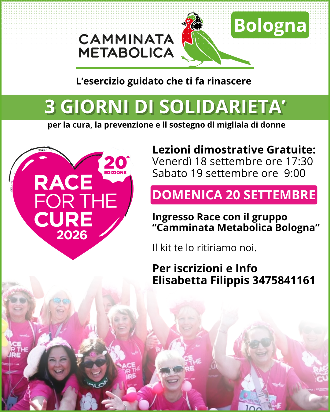 BOLOGNA-PRESENTAZIONE CAMMINATA METABOLICA 