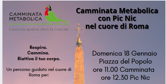 Camminata Metabolica nel Cuore di Roma + Pic Nic