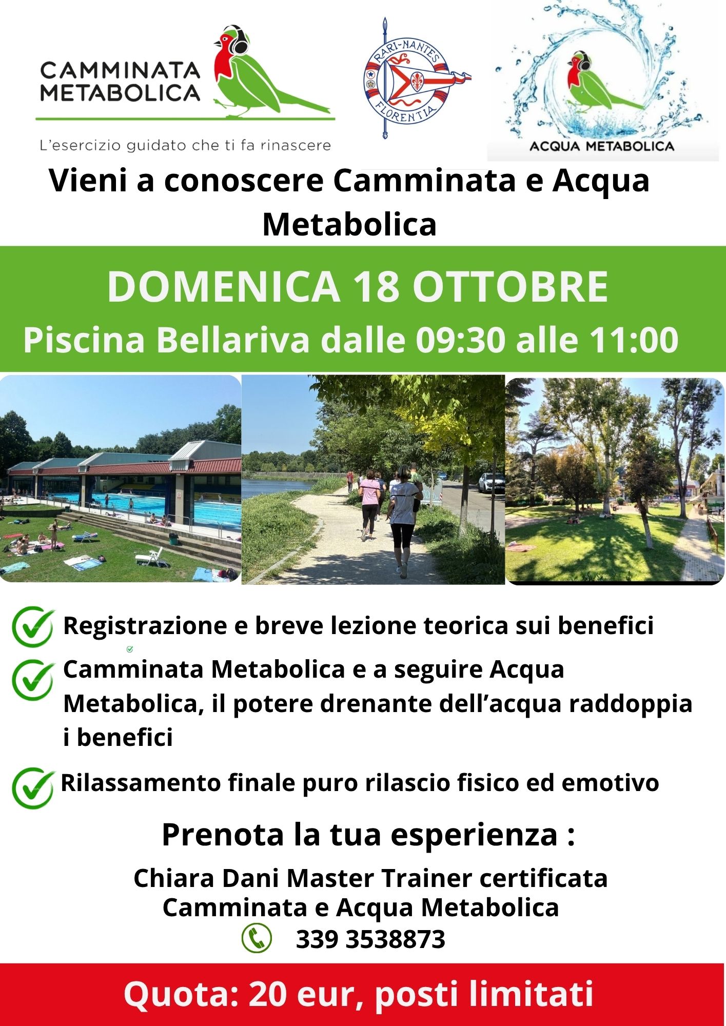 Firenze Camminata & Acqua Metabolica 
