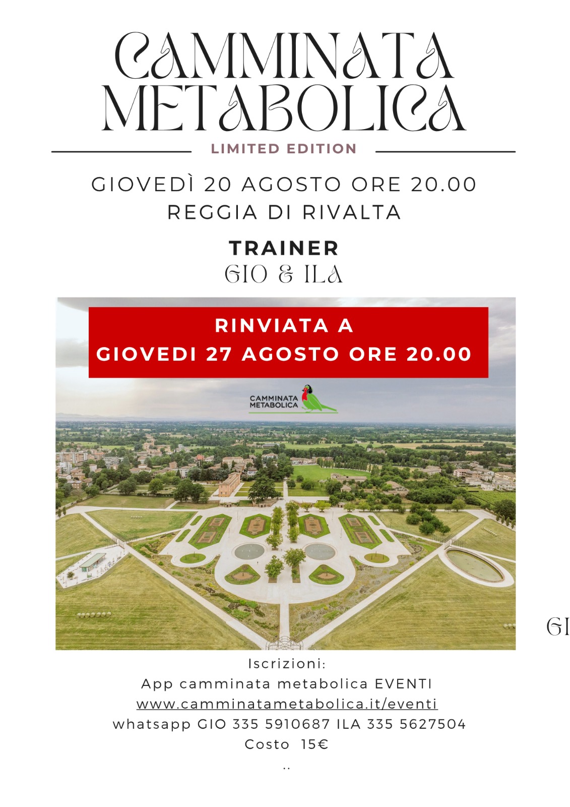 REGGIO EMILIA - REGGIA DI RIVALTA "LIMITED EDITION"
