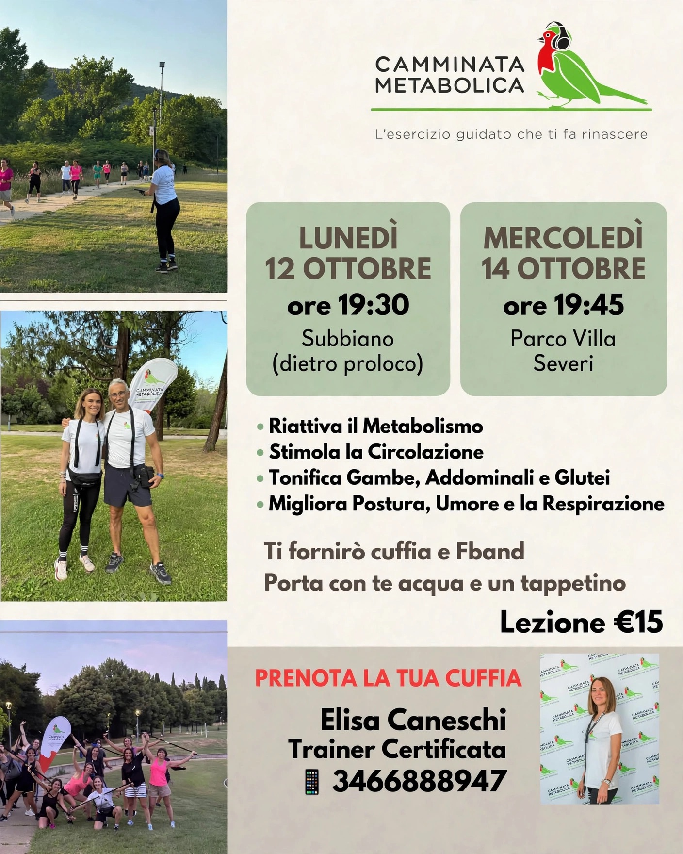 Lezione mercoledì villa severi