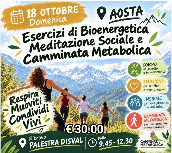 AOSTA Risveglia il tuo corpo. Libera le tue emozioni.