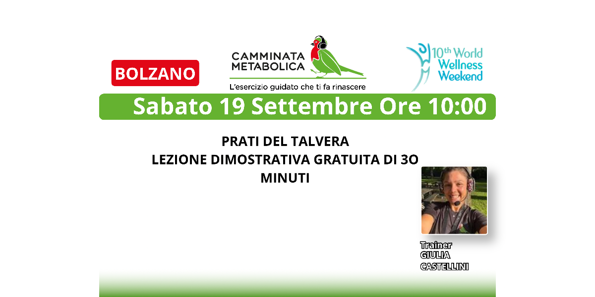 BOLZANO-Prati del Talvera-Lezione dimostrativa gratuita 
