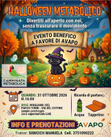 MOGLIANO VENETO  (TV) - HALLOWEEN METABOLICO EVENTO DI BENEFICENZA PRO AVAPO