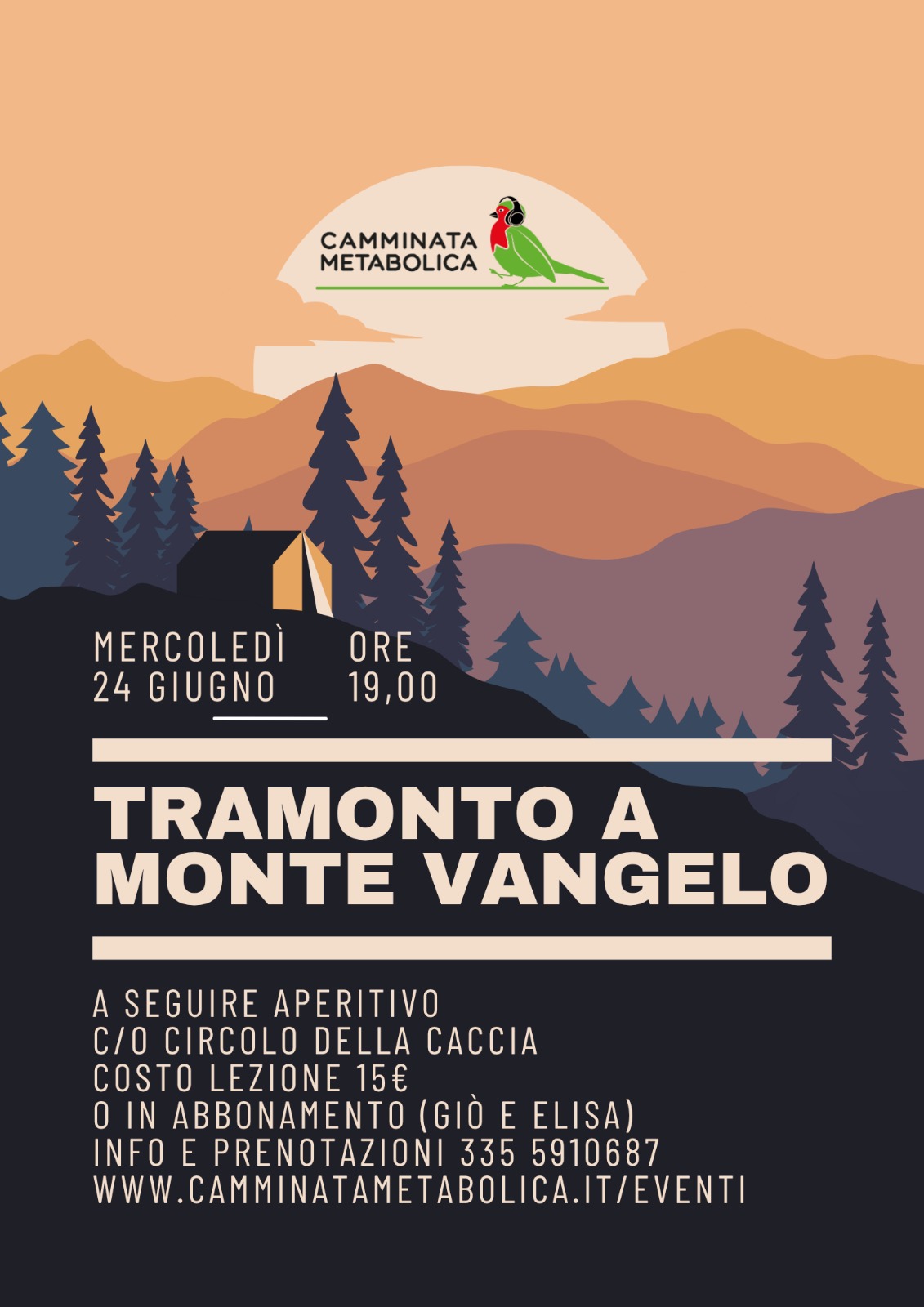 SCANDIANO (RE) - TRAMONTO A MONTEVANGELO