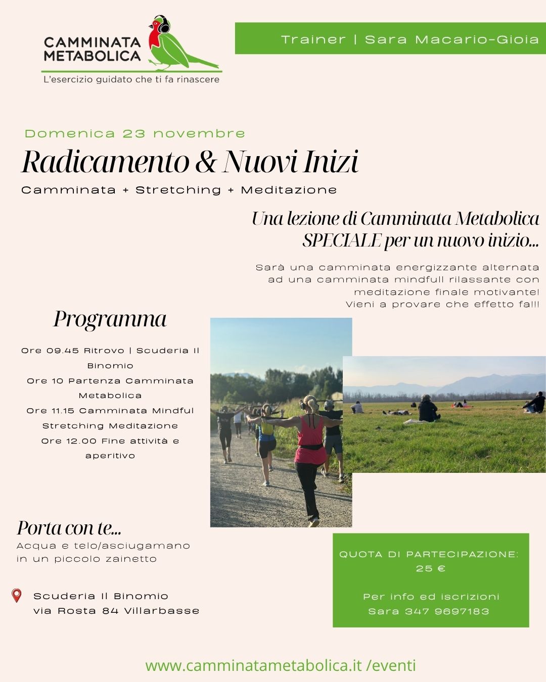 Radicamento & Nuovi inizi