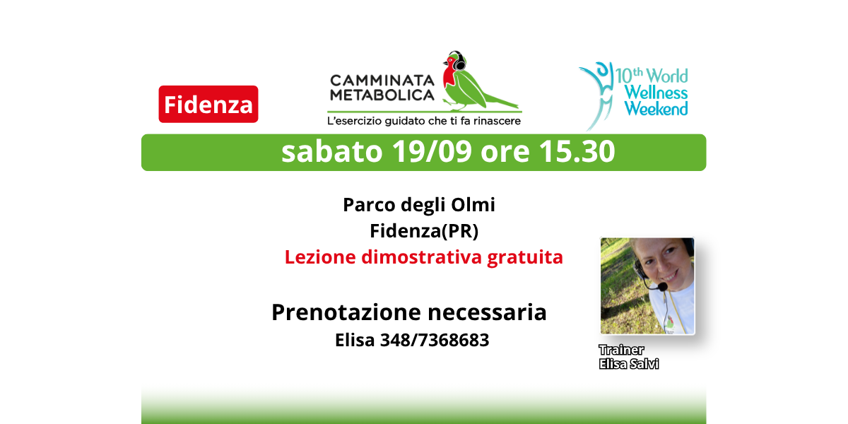 Fidenza - Parco Degli olmi - Lezione dimostrativa Gratuita 