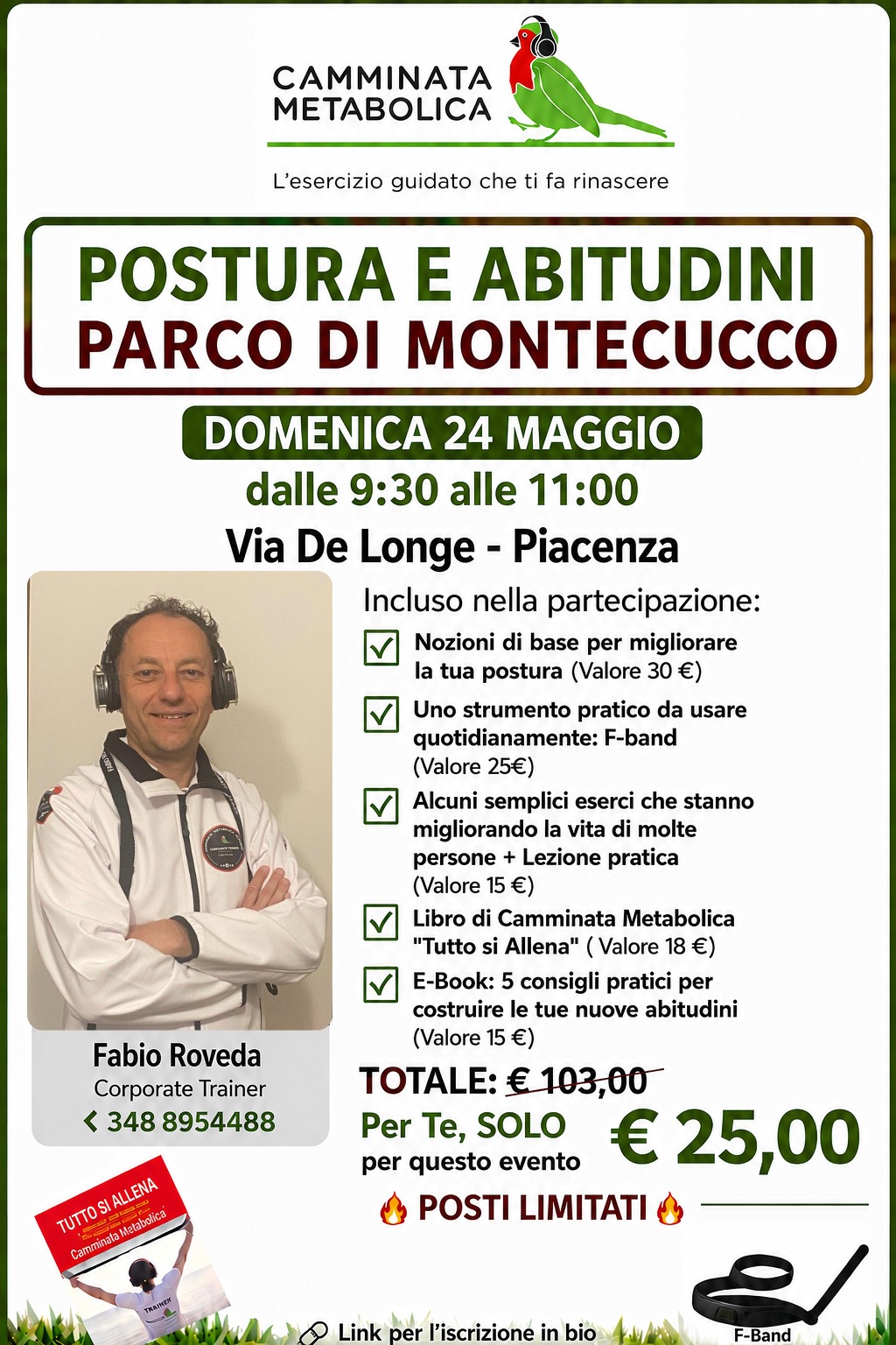 Parco di Montecucco - Postura e abitudini 