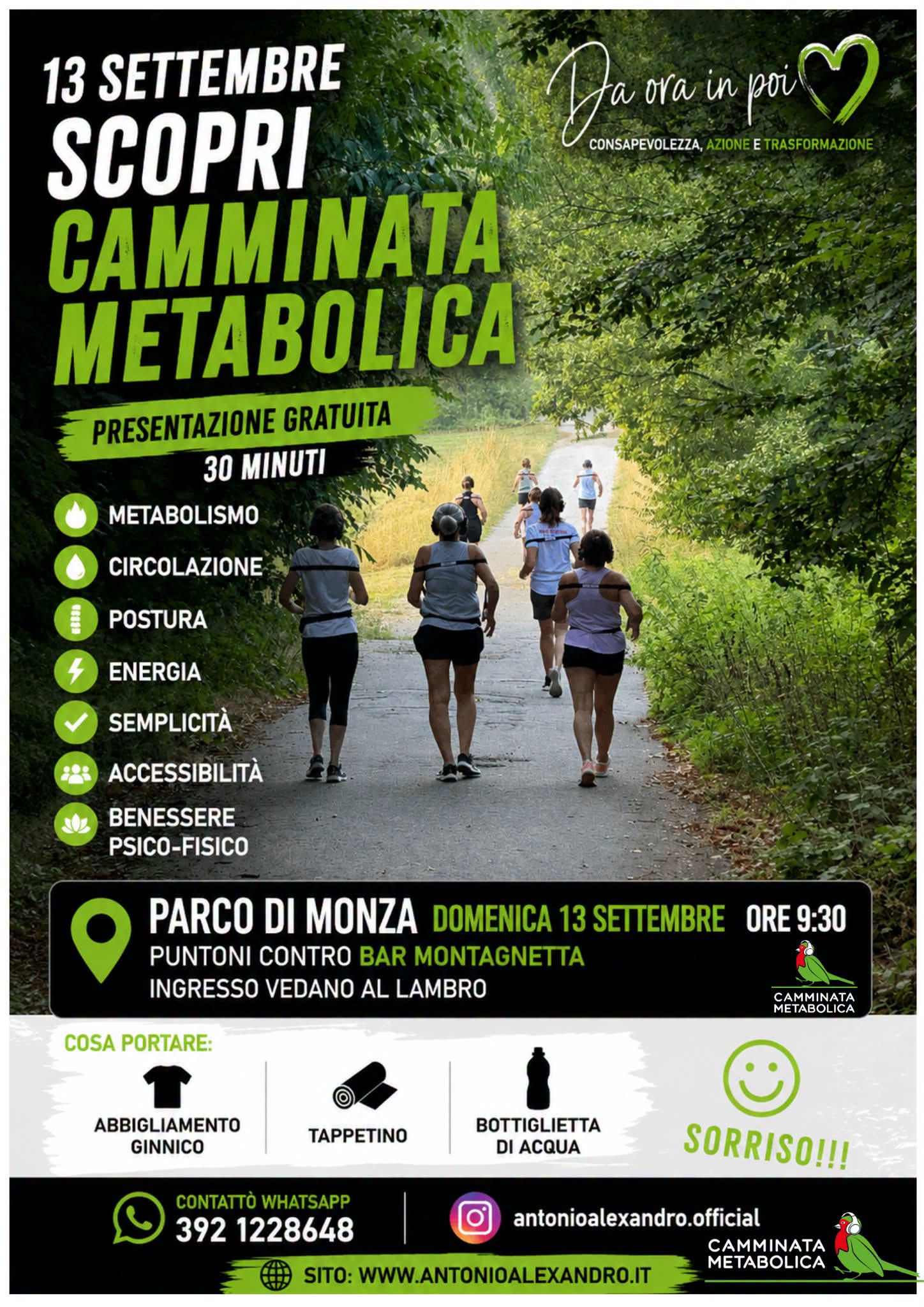 PARCO DI MONZA-SCOPRI CAMMINATA METABOLICA