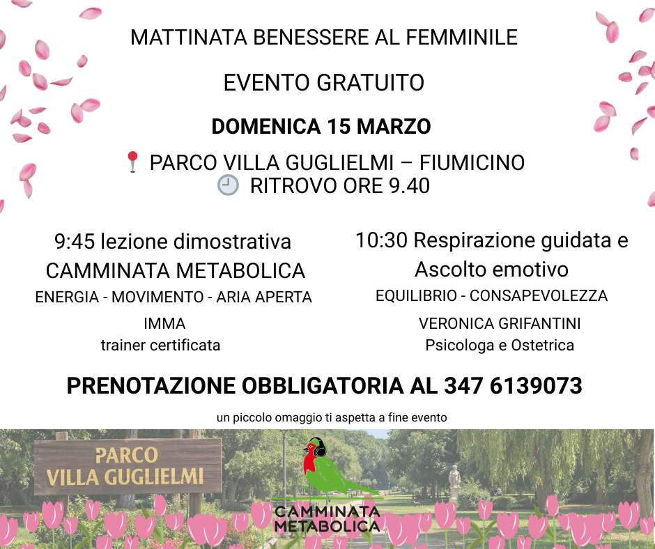 MATTINATA BENESSERE AL FEMMINILE