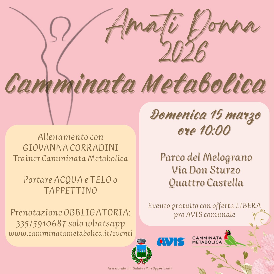 QUATTRO CASTELLA (RE) - AMATI DONNA 2026 - PER AVIS