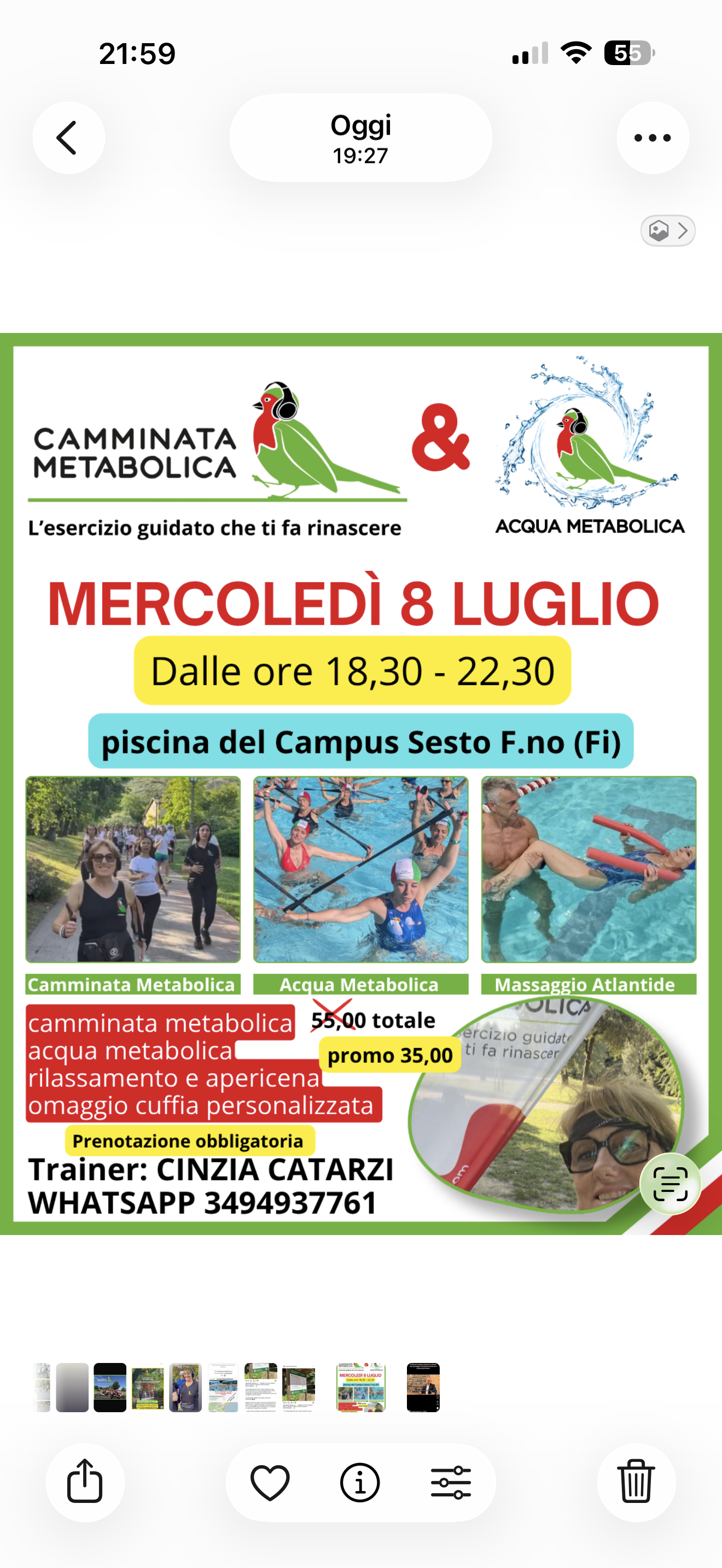 ESTATE SPECIALE CON ACQUA E CAMMINATA METABOLICA