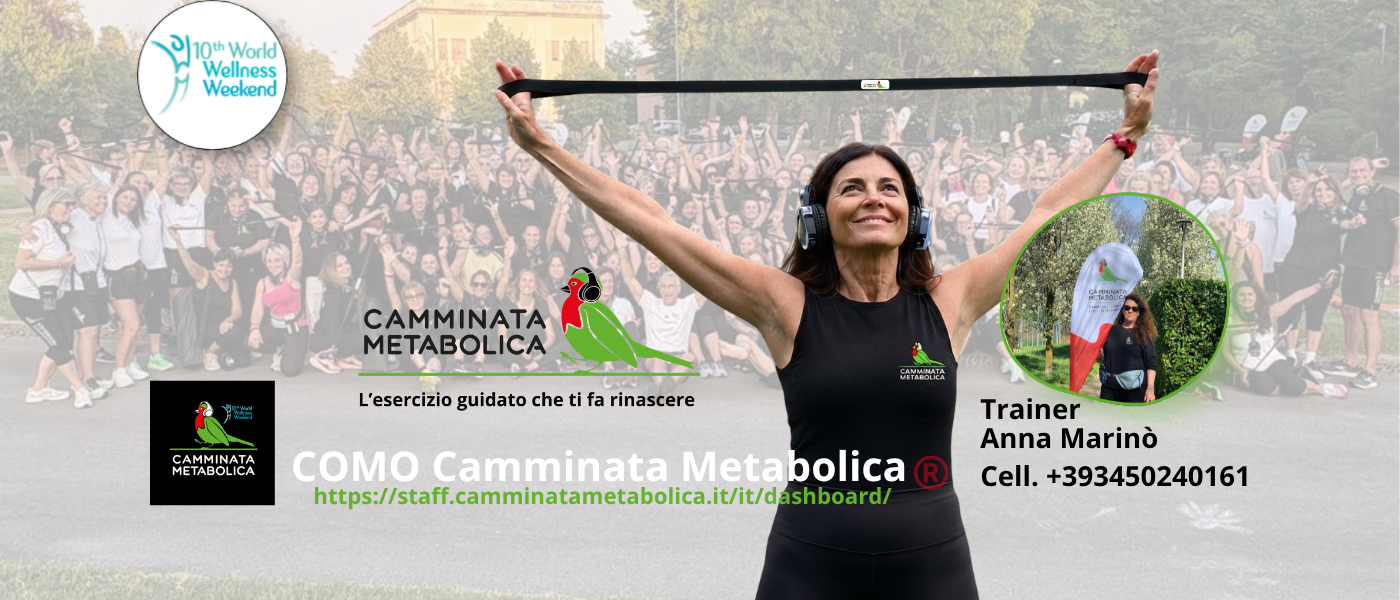 COMO CAMMINATA METABOLICA WORLD WELLNESS WEEKEND