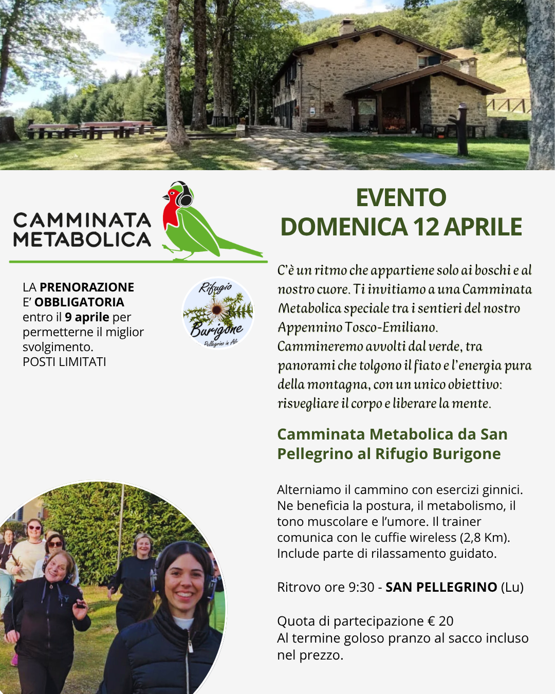 SAN PELLEGRINO IN ALPE - RIFUGIO BURIGONE