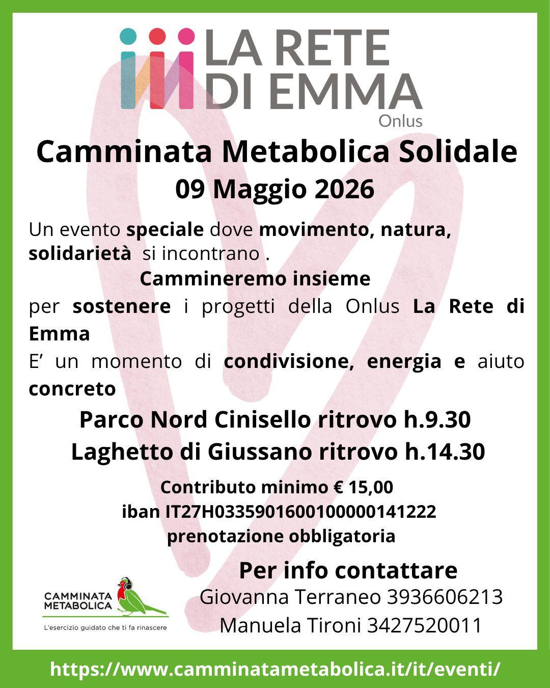 Laghetto di Giussano- Camminiamo insieme per La Rete di Emma Onlus