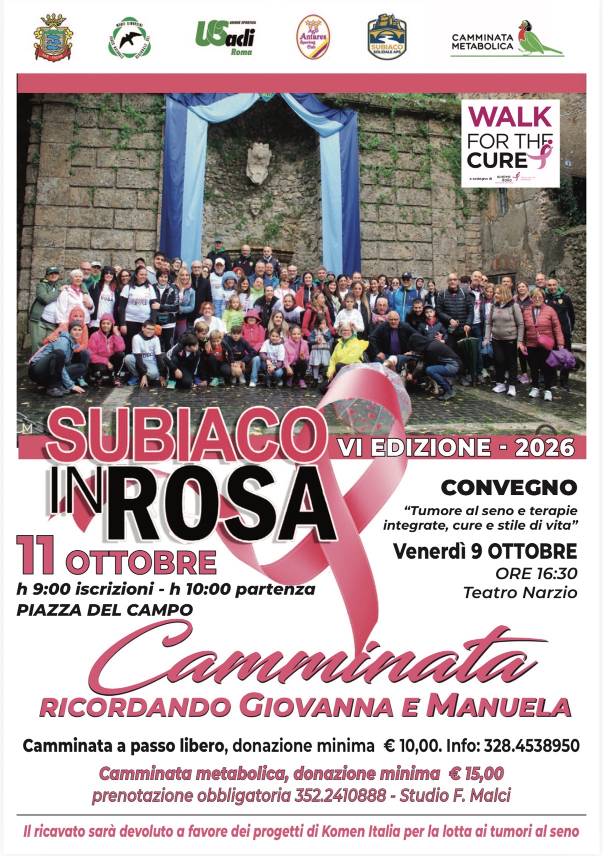 SUBIACO IN ROSA 🩷