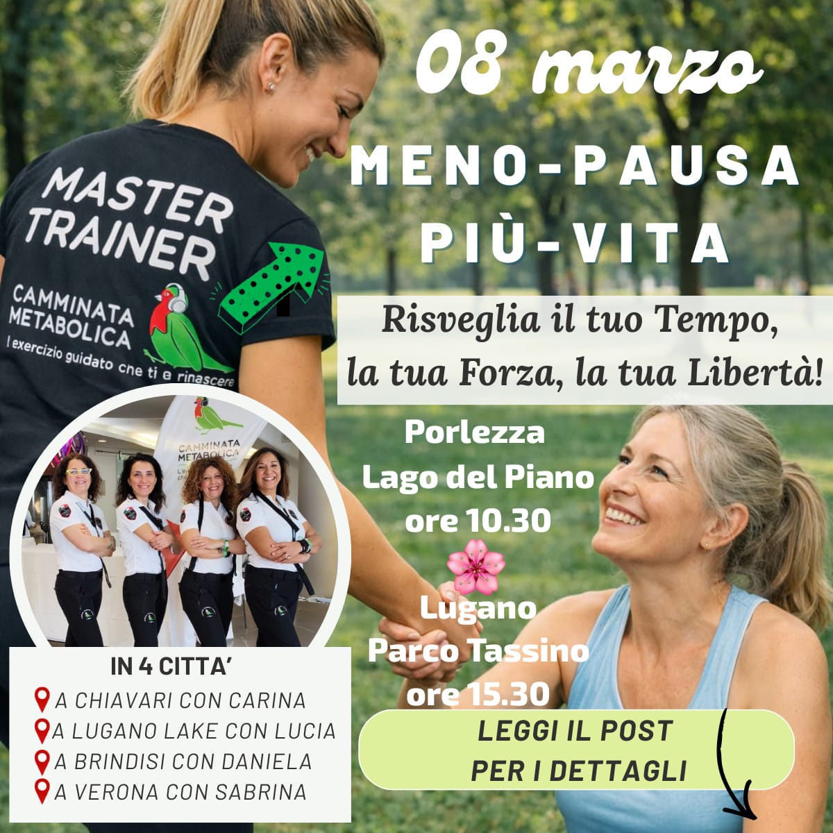 🌸8 Marzo: MENO⏸️PAUSA, PIU'⏯️VITA!  - CARLAZZO