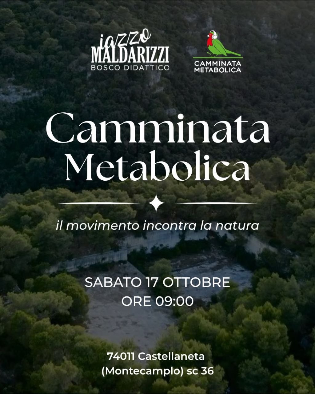 CASTELLANETA (TA),IAZZO MALDARIZZI:CAMMINATA METABOLICA E COLAZIONE