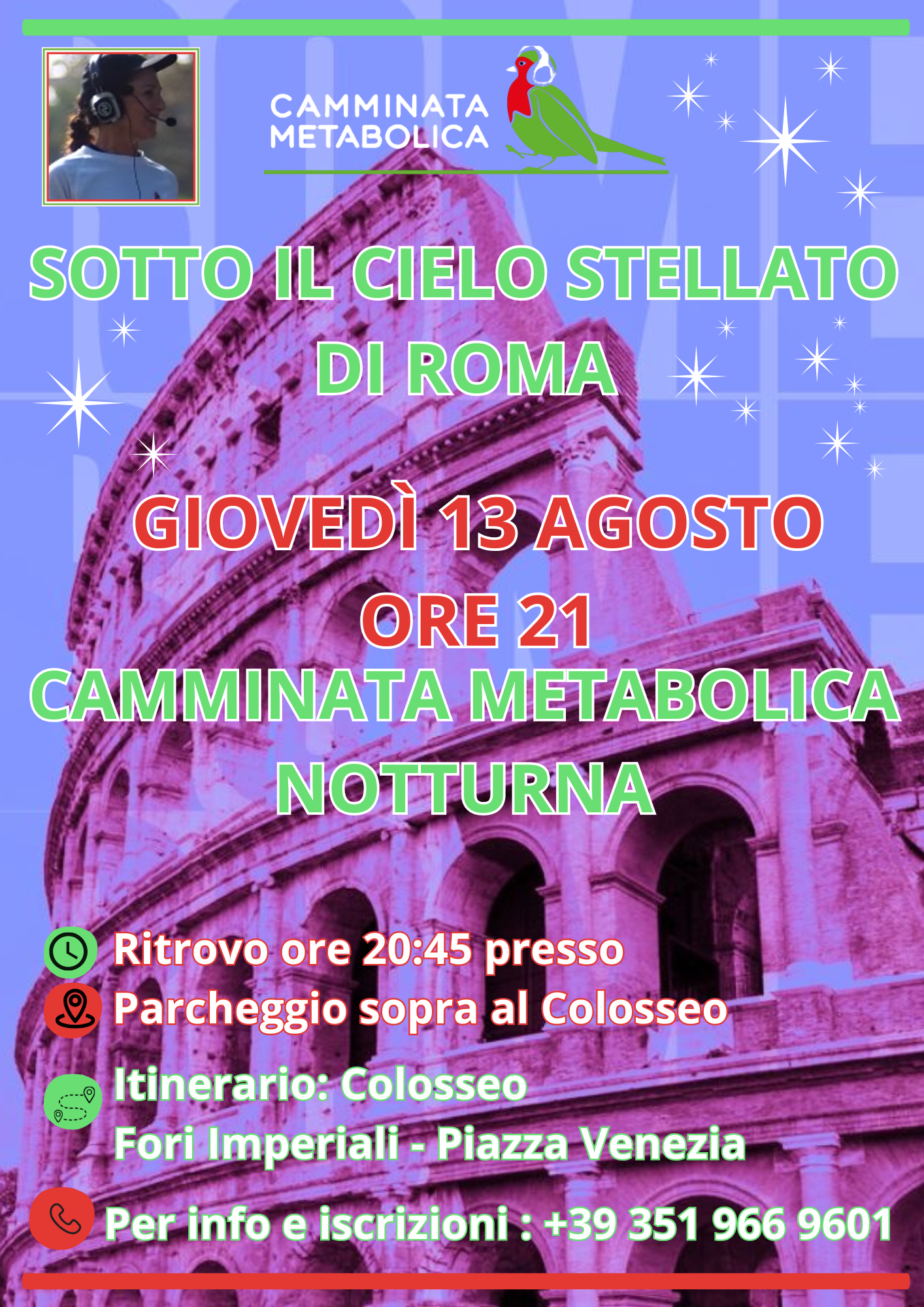 Sotto il cielo stellato di Roma 