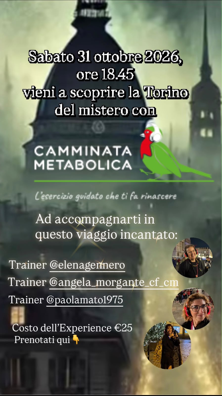 ALLA RICERCA  DEL MISTERO CON CAMMINATA METABOLICA