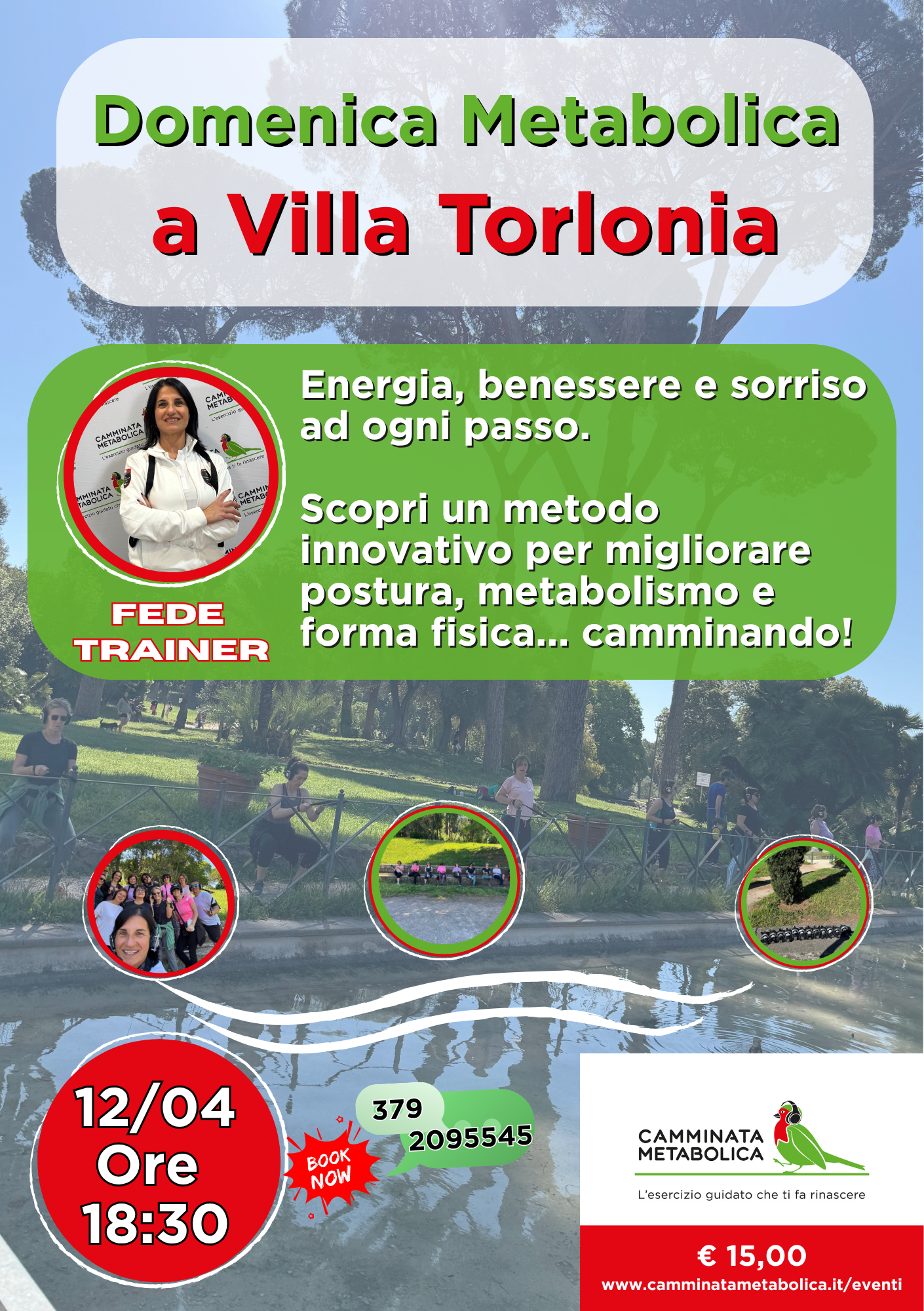 ROMA - DOMENICA METABOLICA A VILLA TORLONIA