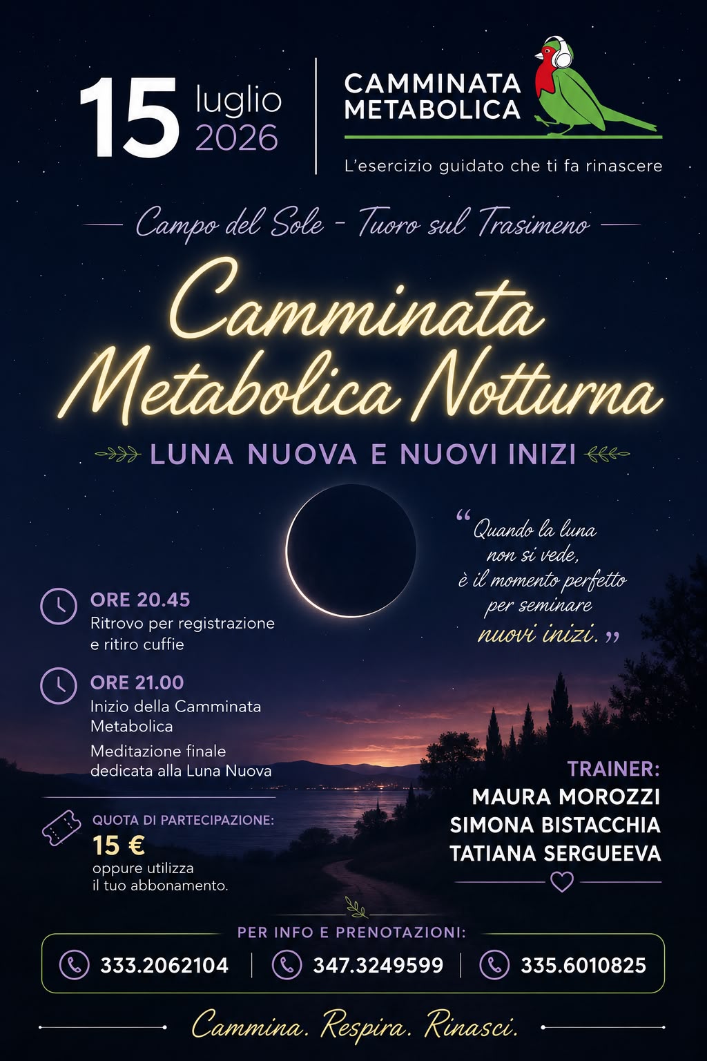 "Camminata Metabolica in Notturna"