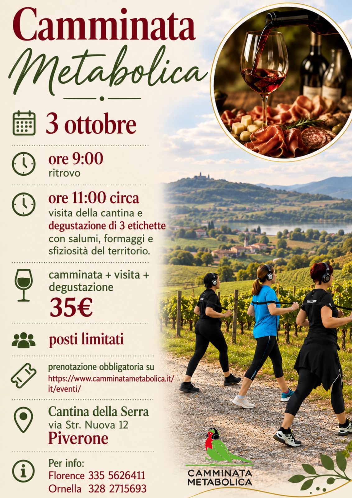 Camminata Metabolica tra le Vigne 