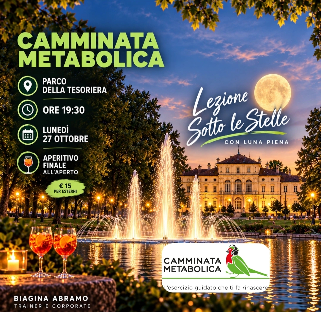 TORINO CAMMINATA SOTTO LE STELLE CON LUNA PIENA.