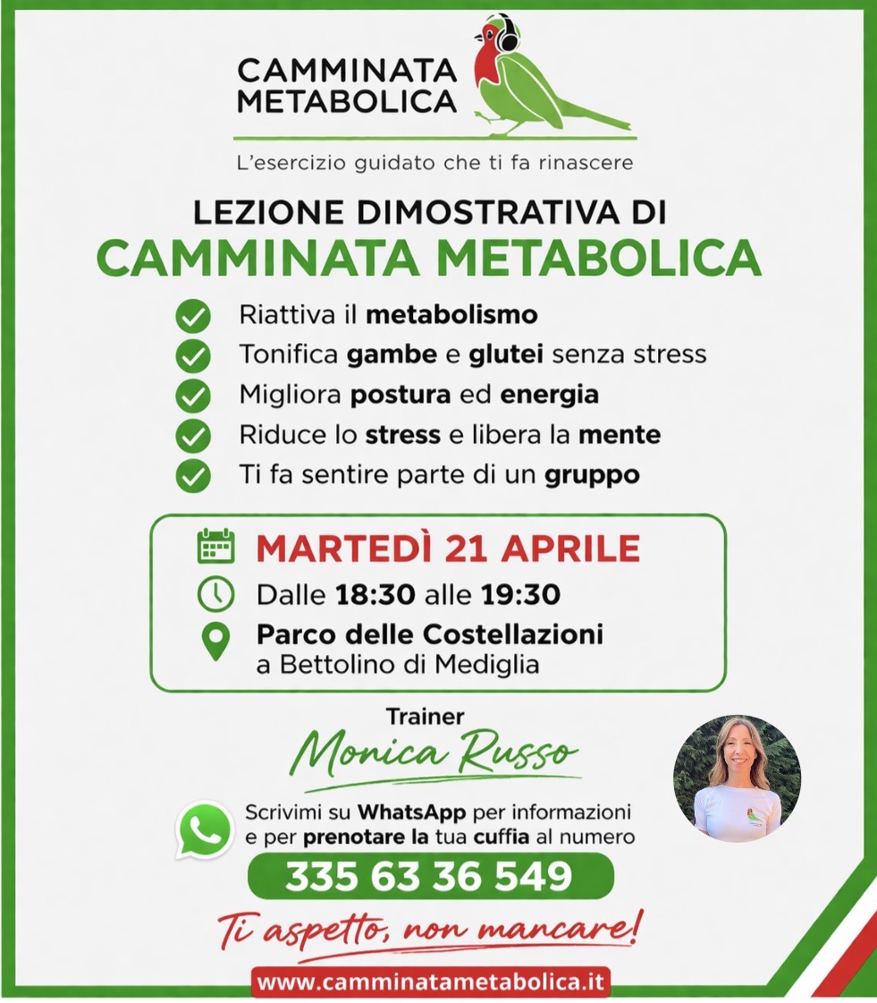 Lezione dimostrativa Camminata Metabolica 