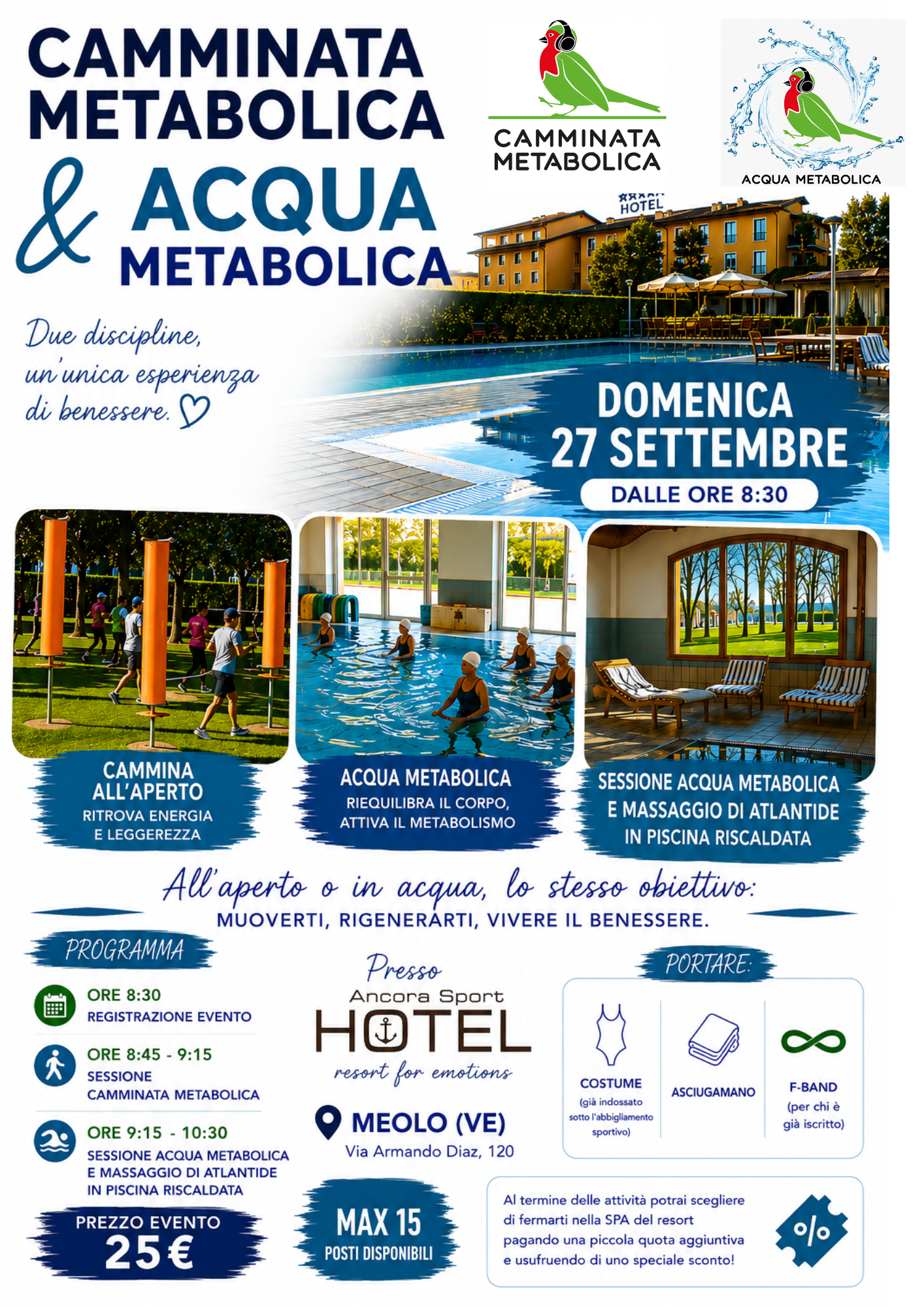 Camminata e Acqua Metabolica 