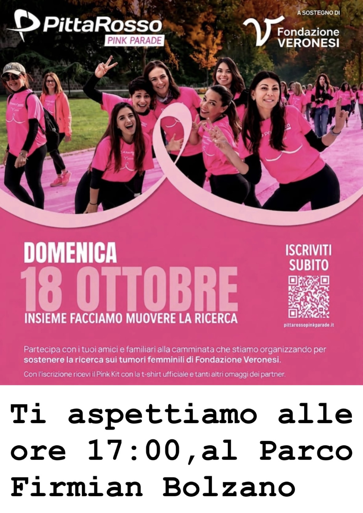 🩷Bolzano-Parco Firmian-PittaRosso Pink Parade🩷