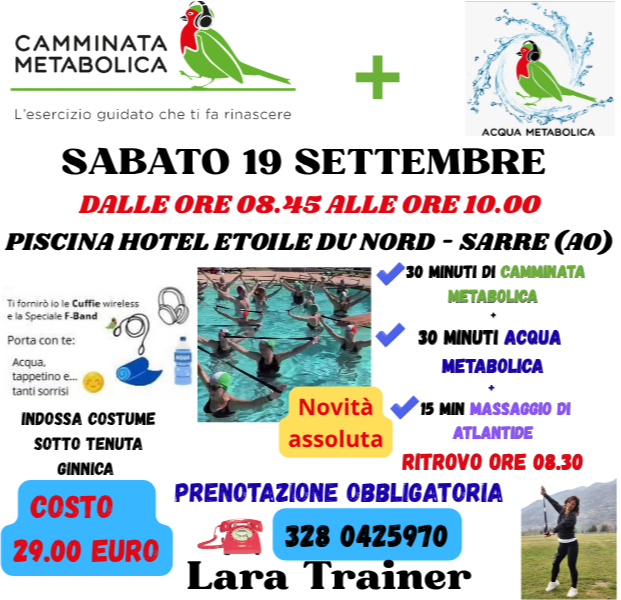 ACQUA METABOLICA SARRE - Aosta 